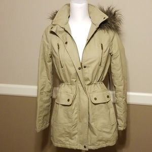 Long khaki coat